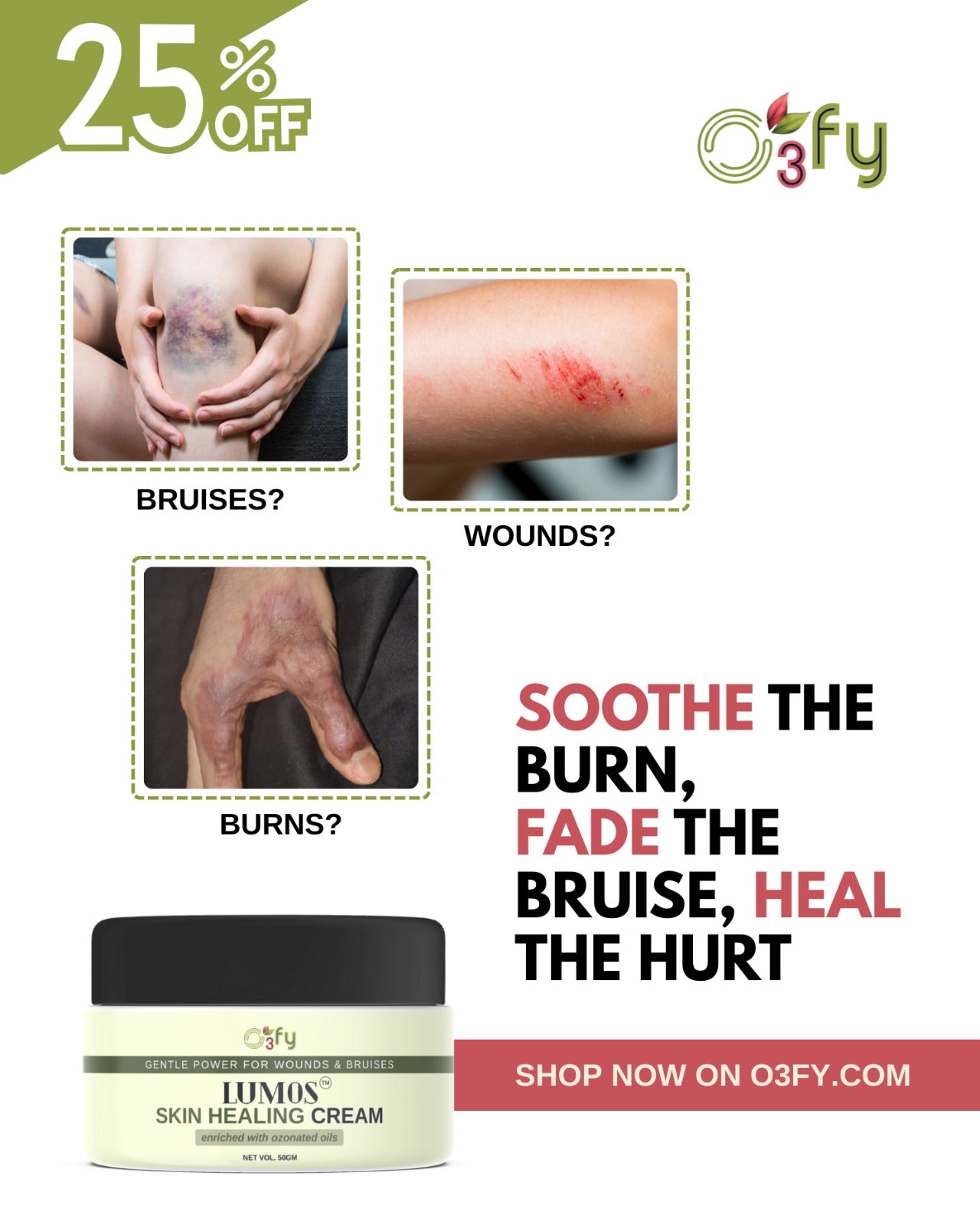 Lumos_Skin Healing Cream_burns and bruises and wounds